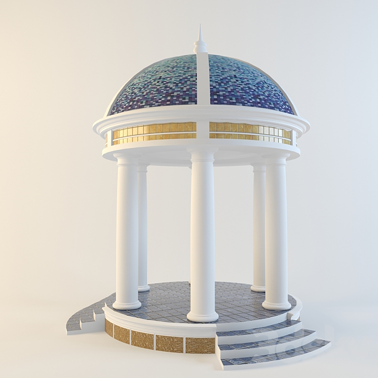 圆形大厅（10429_圆形_Vray）