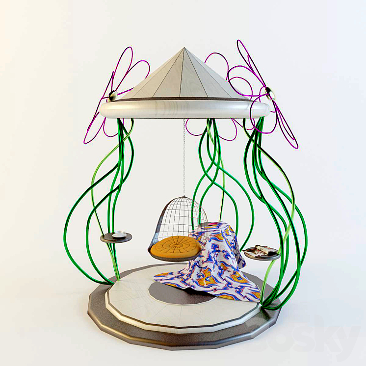 凉亭（11014__Vray）