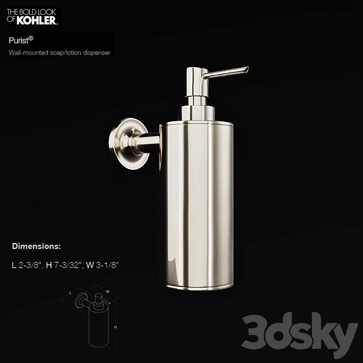 K-14380-AF科勒纯粹主义者（1105668_圆形_Corona）