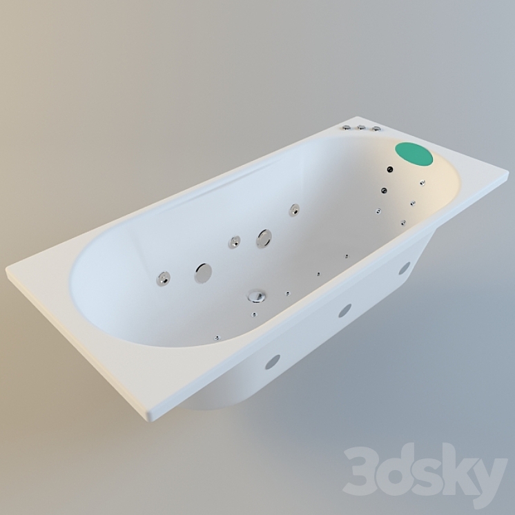 Aessel。水力按摩浴“尼尔”。（11988_长方形_Vray）