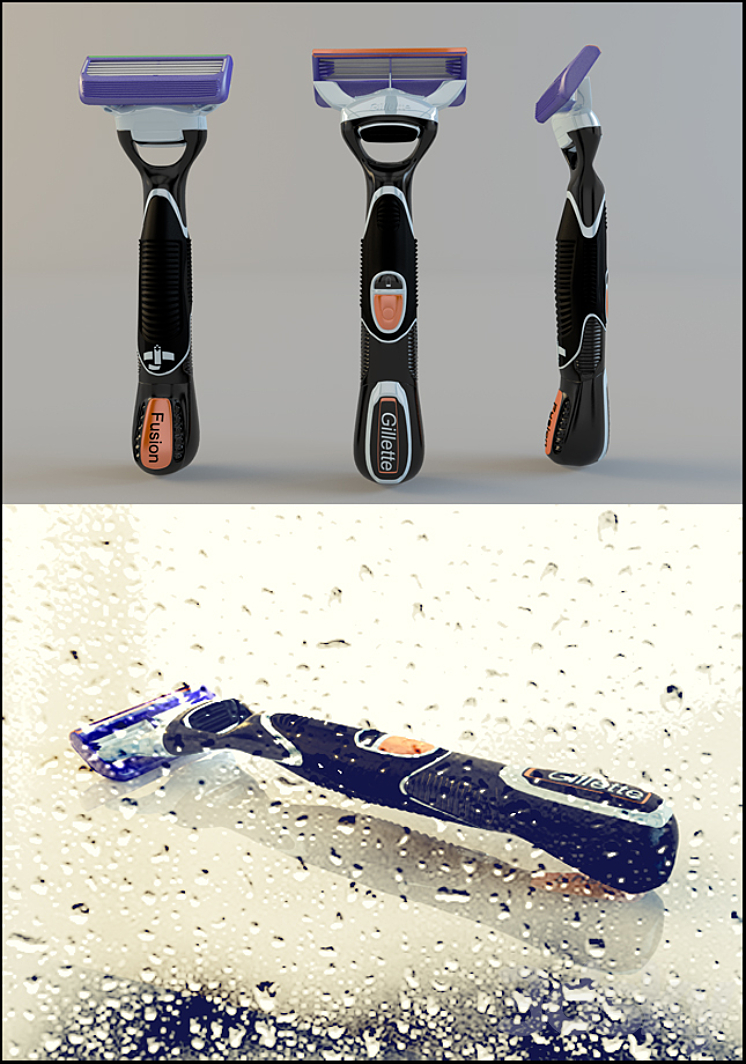 吉列（12652__Vray）