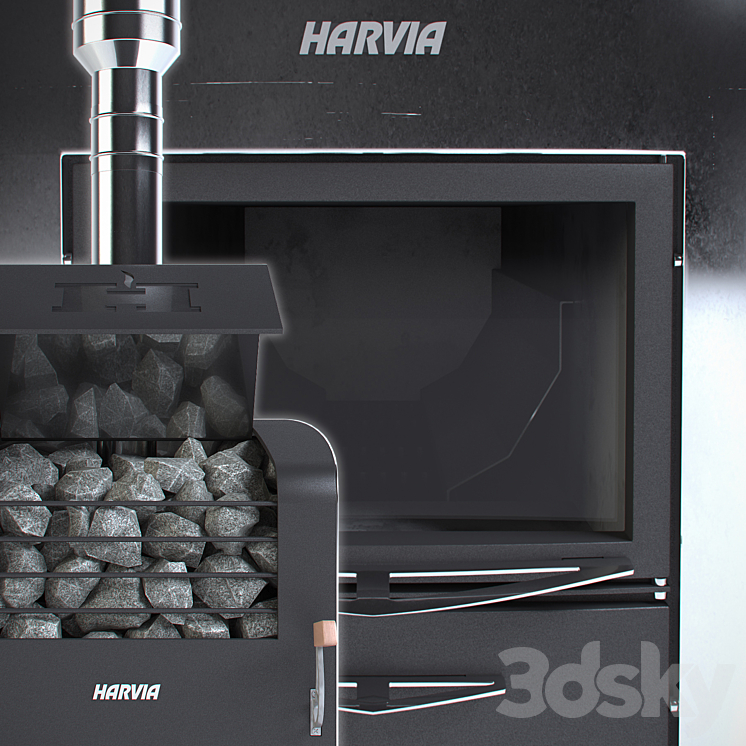 燃木炉哈维经典400顶级双人（133839_长方形_Vray）