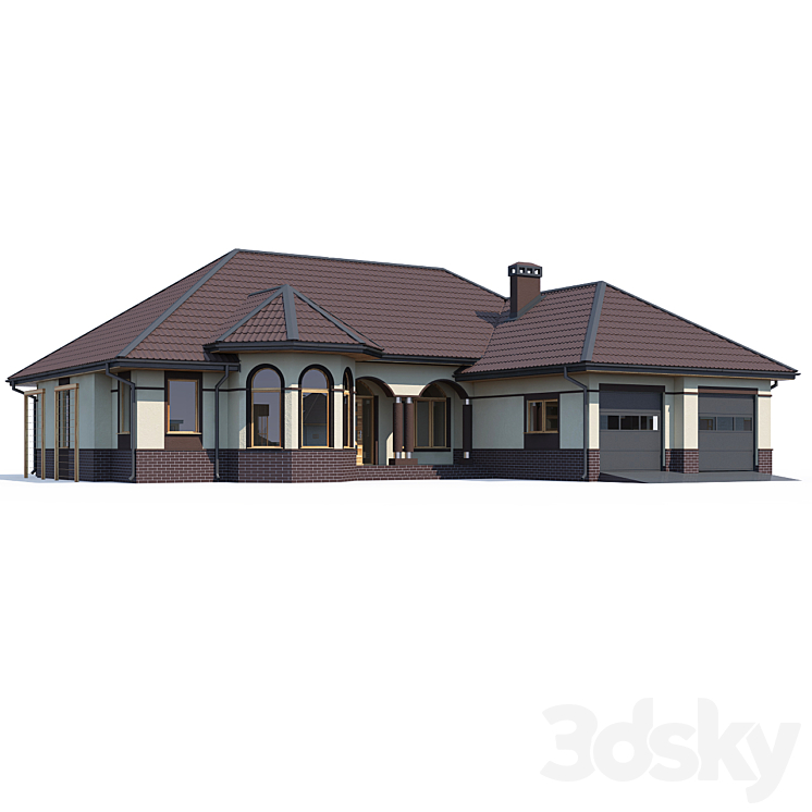 ABS房屋V121（1407787__Vray）