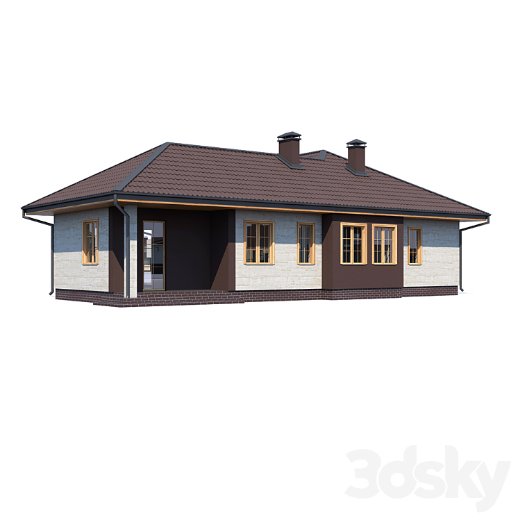 ABS房屋V138（1408084__Vray）