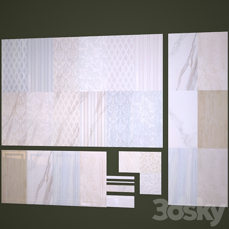 瓷砖选择（140867__Vray）