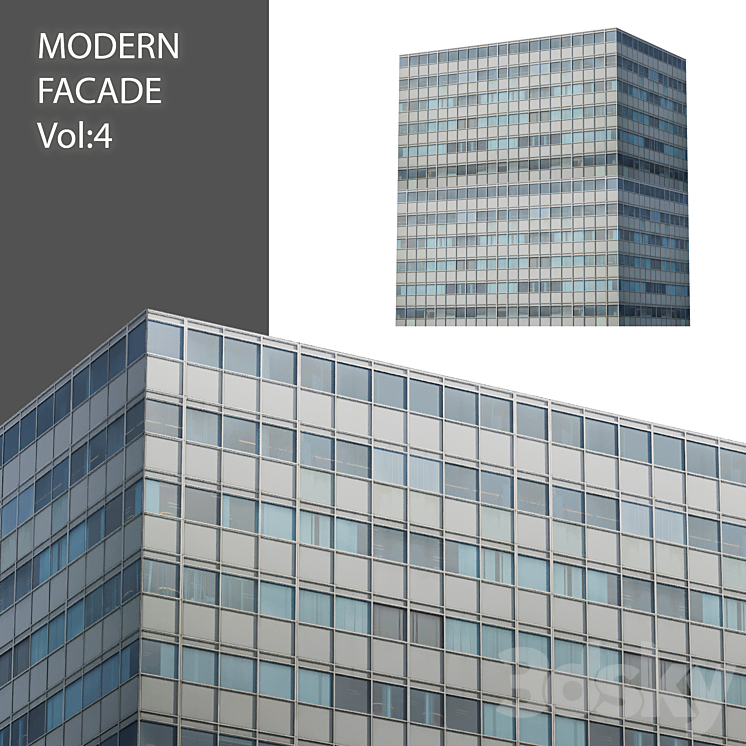 现代工厂_数量：4（1556943_长方形_Vray）