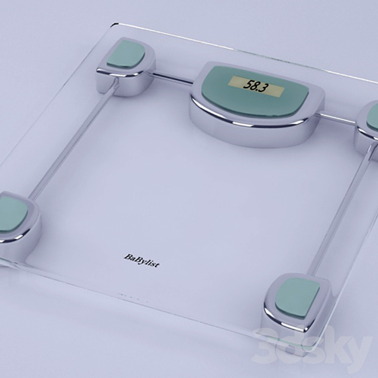 电子秤（16401_长方形_Vray）