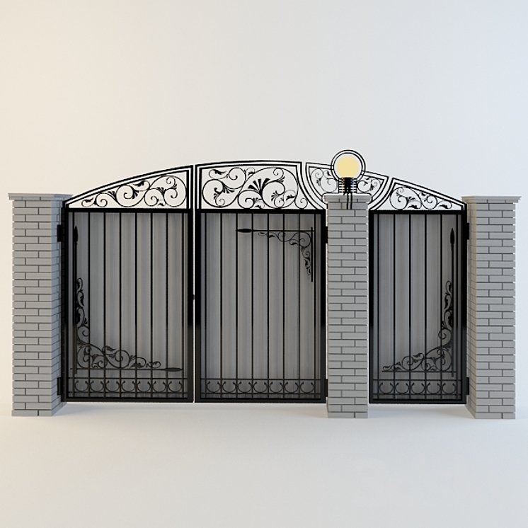 锻造大门（17502__Vray）