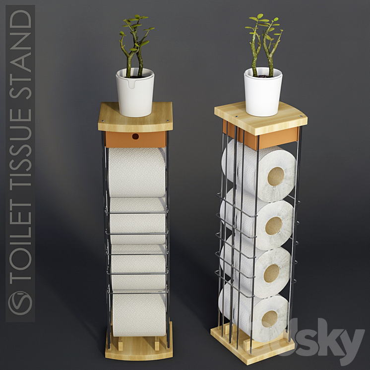 落地式卫生纸架（1823987__Vray）