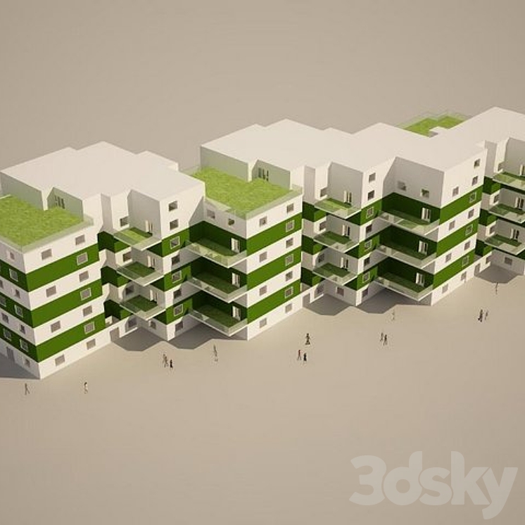 多层住宅（1940__Vray）