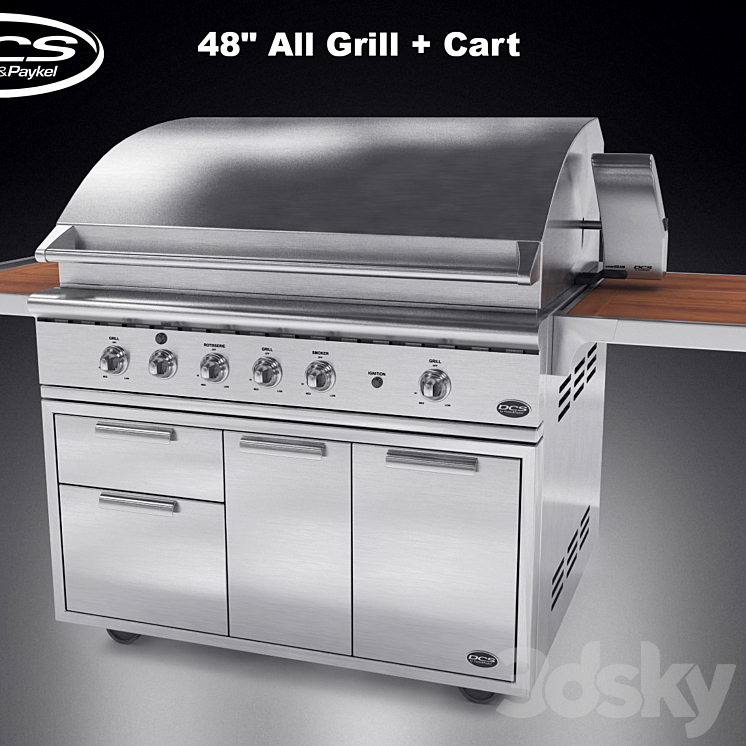 费希尔公司DCS；派克48&quot；（199144_长方形_Vray）