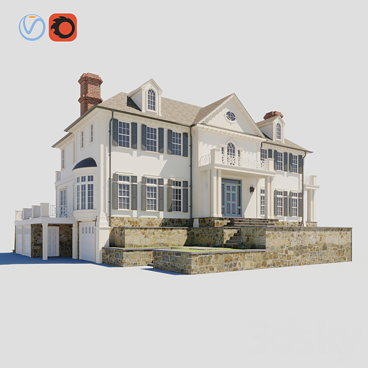 Build№04 低多晶硅（2148932__Vray,Corona）