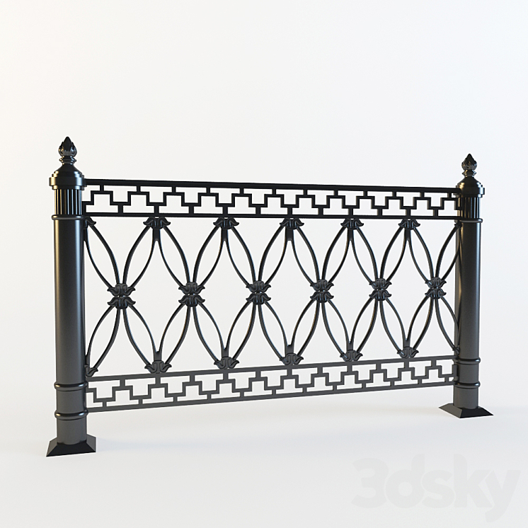 围栏街（216063_长方形_Vray）