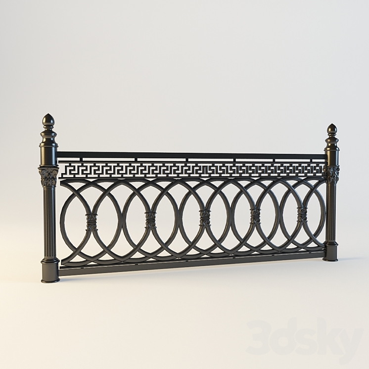 围栏街（216066_长方形_Vray）