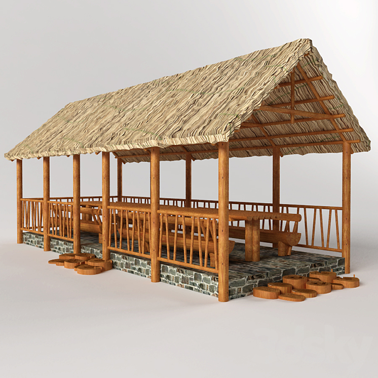 阿尔布尔湖（22741__Vray）