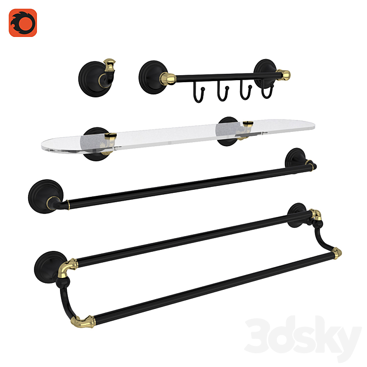 OM Fixsen卢克索浴室配件（2416187__Corona）