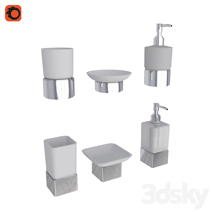 OM Fixsen Kvadro浴室配件（2424563__Corona）