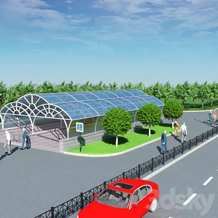 地下通道（2434__Vray）