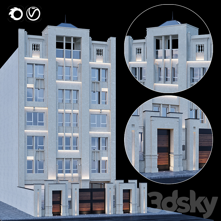 建筑（2543957__Vray,Corona）