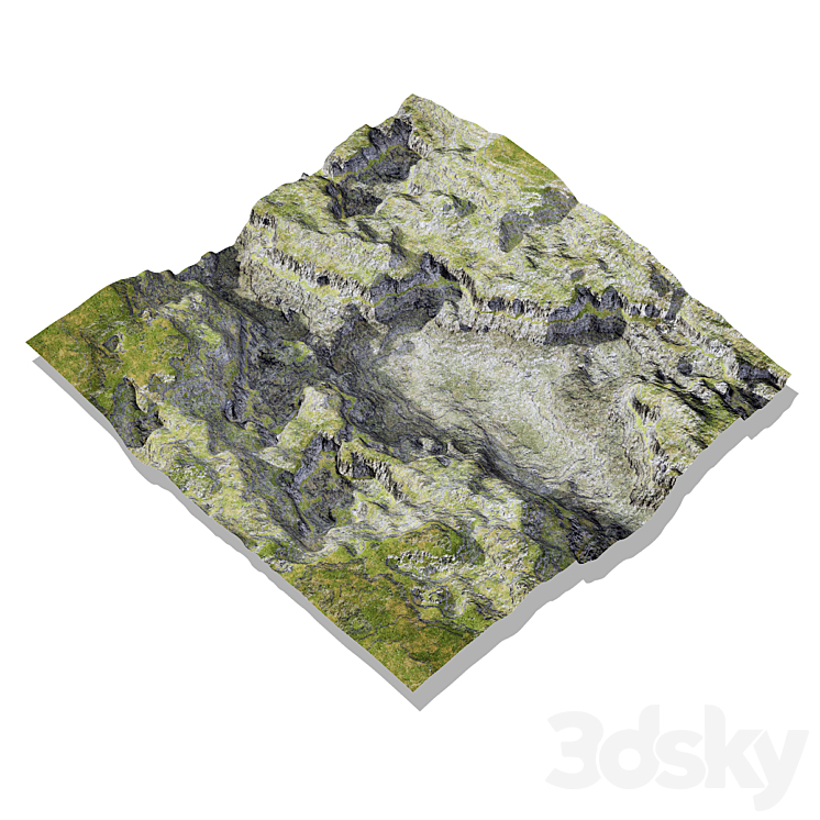 峡谷谷（2591455_不规则_Vray）