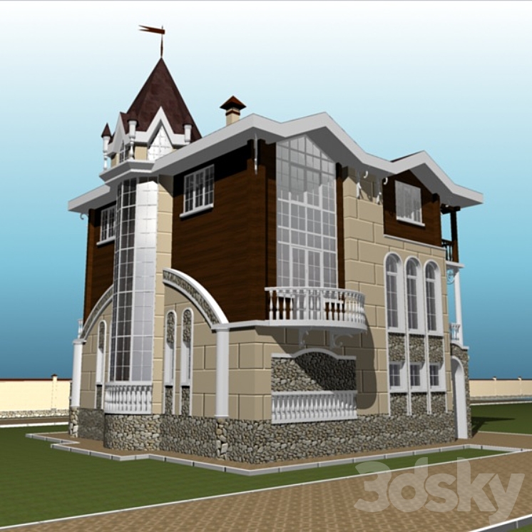 小屋（2597__Vray）