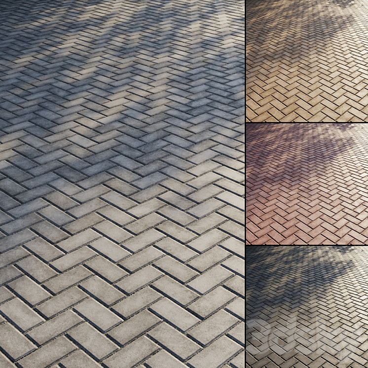 铺路（2629273_长方形_Vray,Corona）