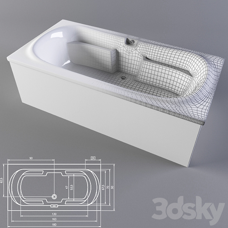 里霍蒙特利尔180（26735_长方形_Vray）