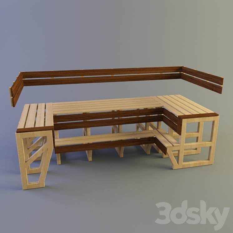 桑拿架（27188_角_Vray）