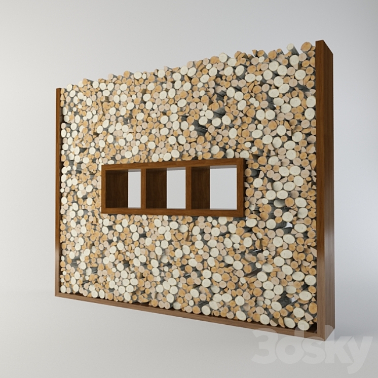 柴火（27471_长方形_Vray）