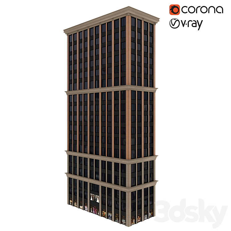 经典建筑（2904382_长方形_Vray,Corona）