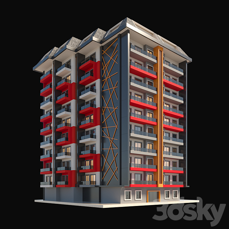 地中海住宅1（3000767_正方形_Corona）