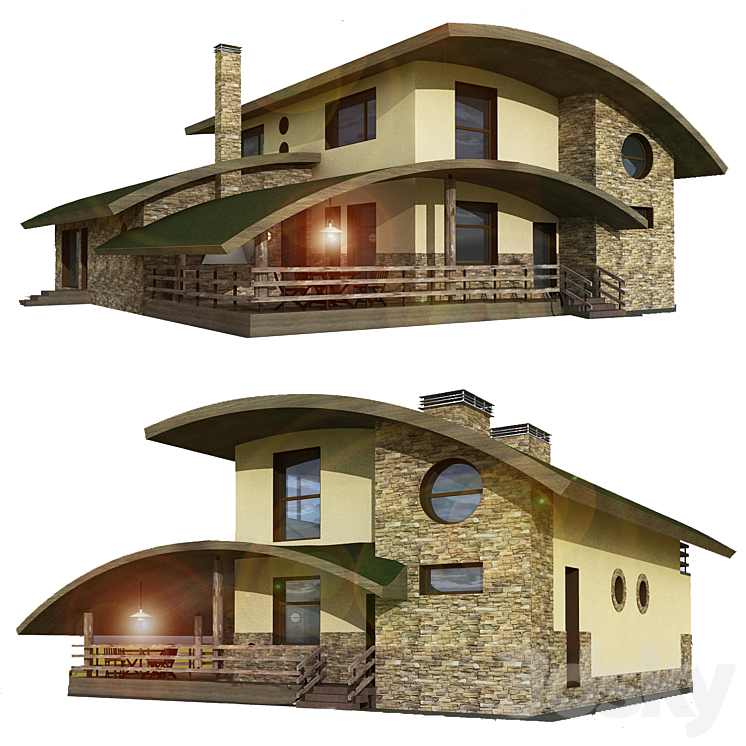 小屋（304029__Vray）