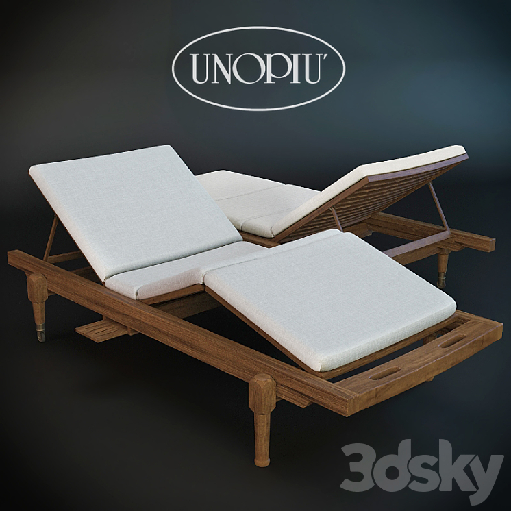 太阳躺椅Unopiu。查尔斯（30441_长方形_Vray）