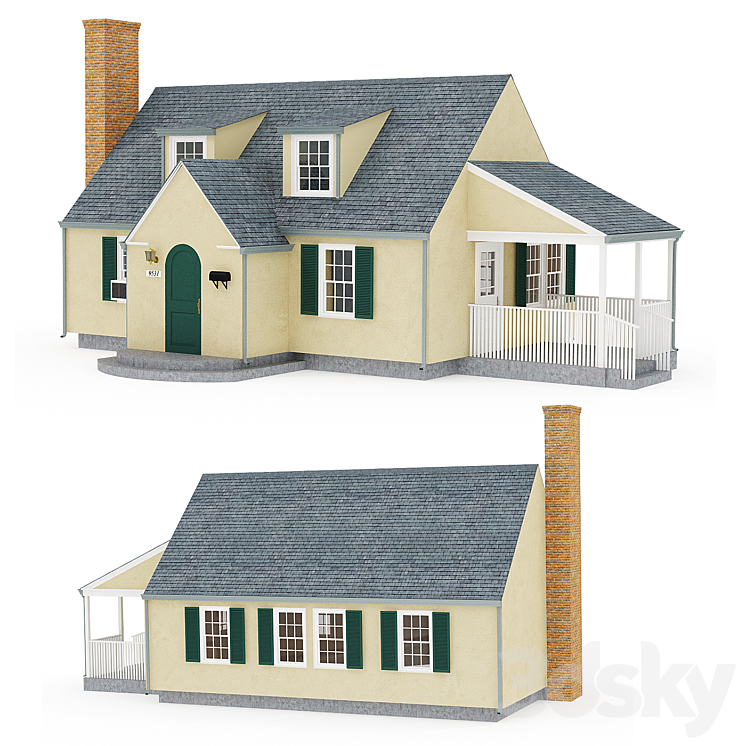 私人住宅1（3068509_长方形_Vray）