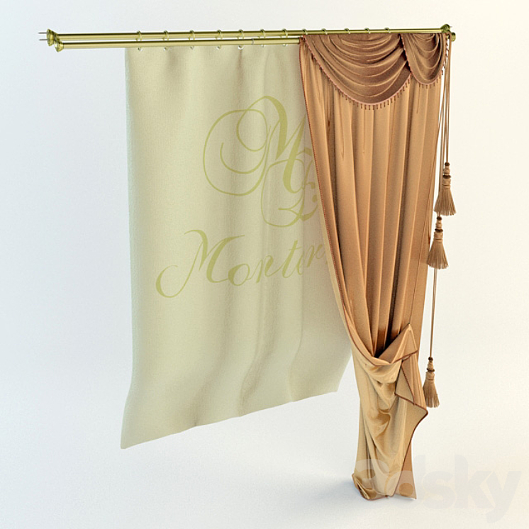 蒙特诺CD-2青铜飞檐（308511__Vray）