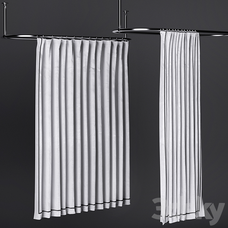 浴帘3（3270235_长方形_Vray）