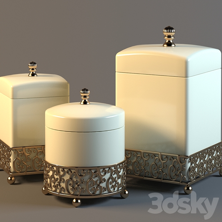 装饰套装（33304_正方形_Vray）