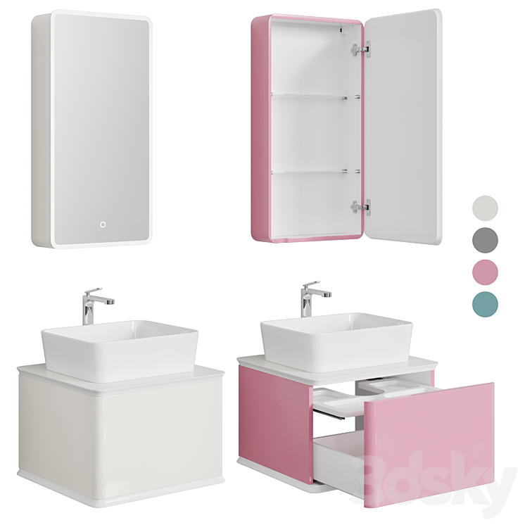 Jorno Pastel 58和铅笔盒（3350714_长方形_Vray,Corona）