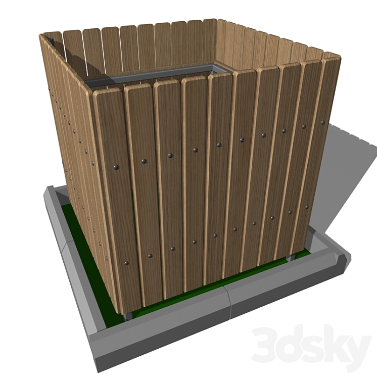 围栏（37198_正方形_Vray）