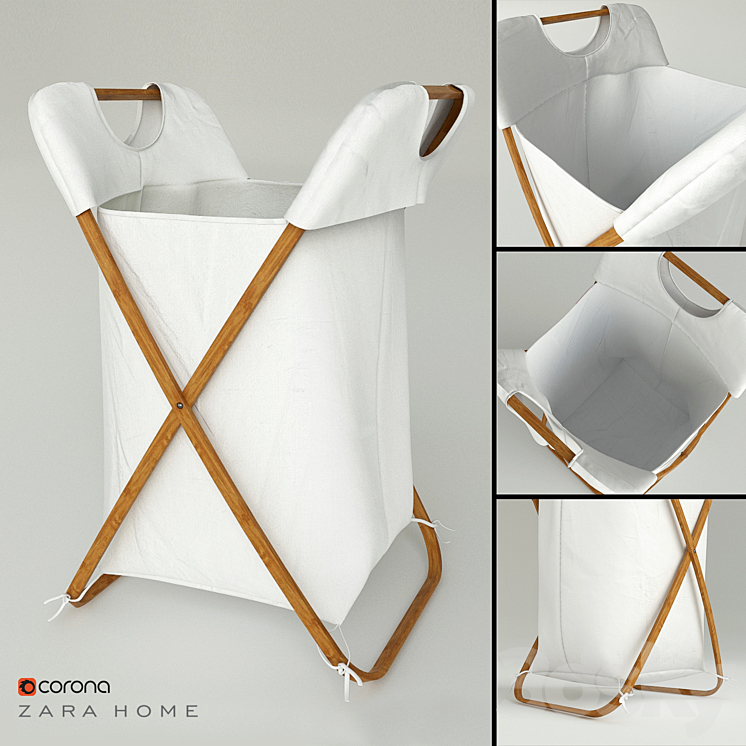 ZARAHOME洗衣篮（372093_正方形_Corona）