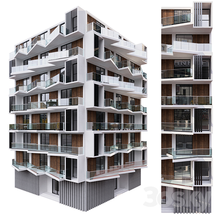 28号住宅楼（3754850_长方形_Vray,Corona）