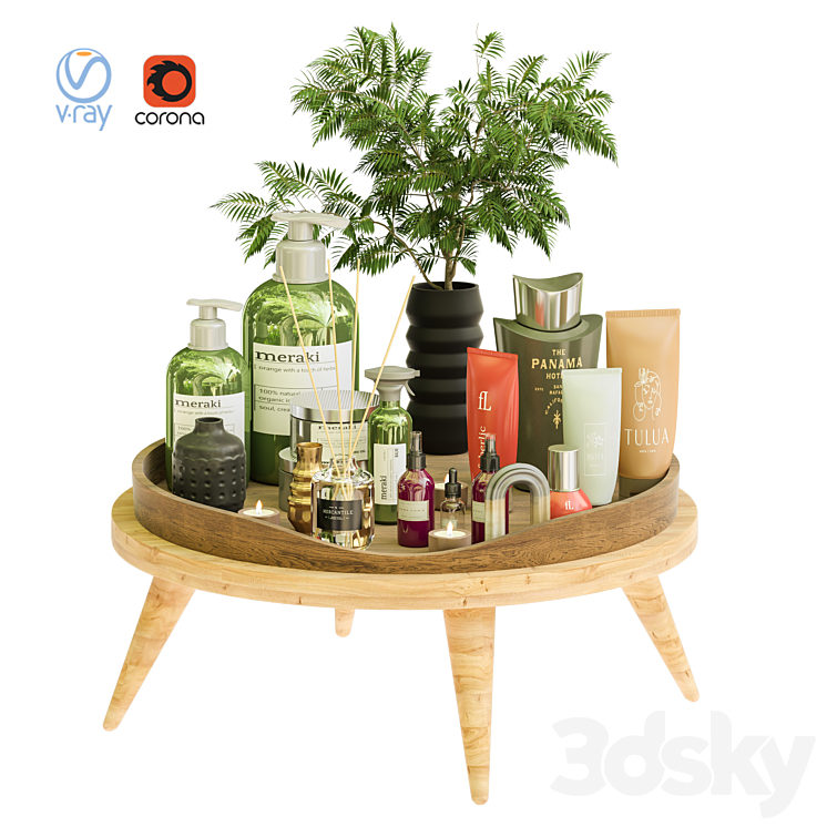 浴室_配件_Vol12（3901160_圆形_Vray,Corona）