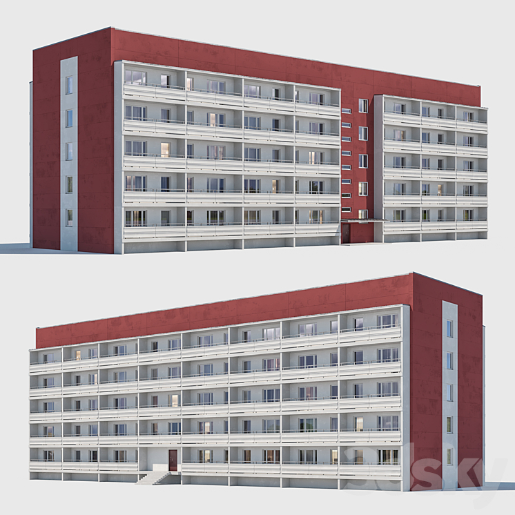 里加典型的板房（4063620_长方形_Vray）