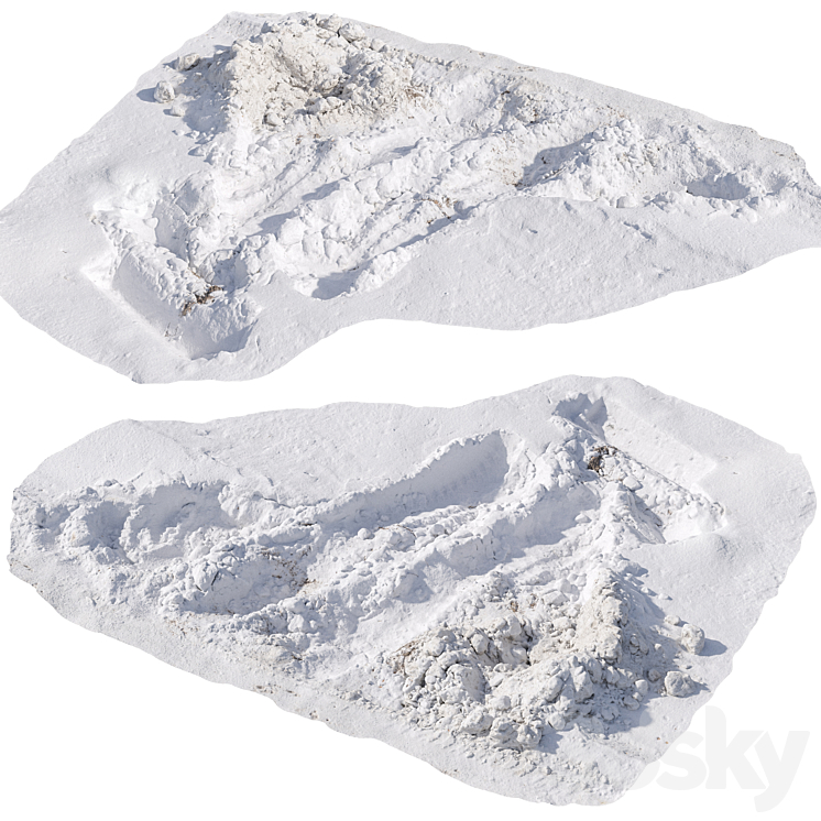 雪坑（4141857_不规则_Vray,Corona）