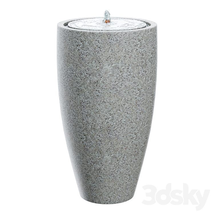 曼扎尼塔混凝土喷泉（4156208_圆形_Vray）