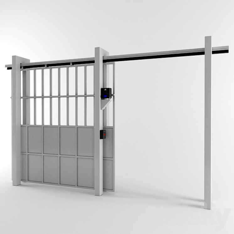 滑动门（45024_长方形_Vray）