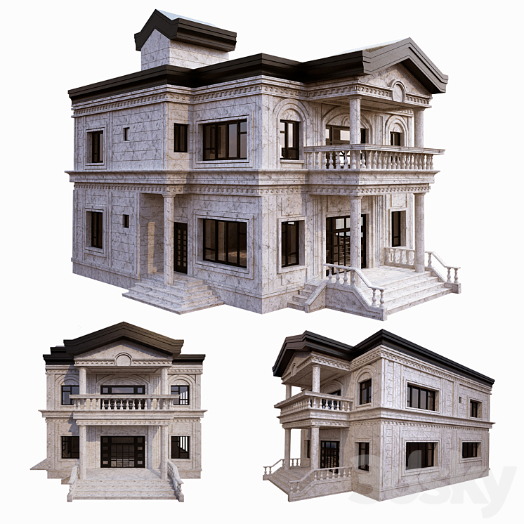 经典建筑（4533777_长方形_Vray）