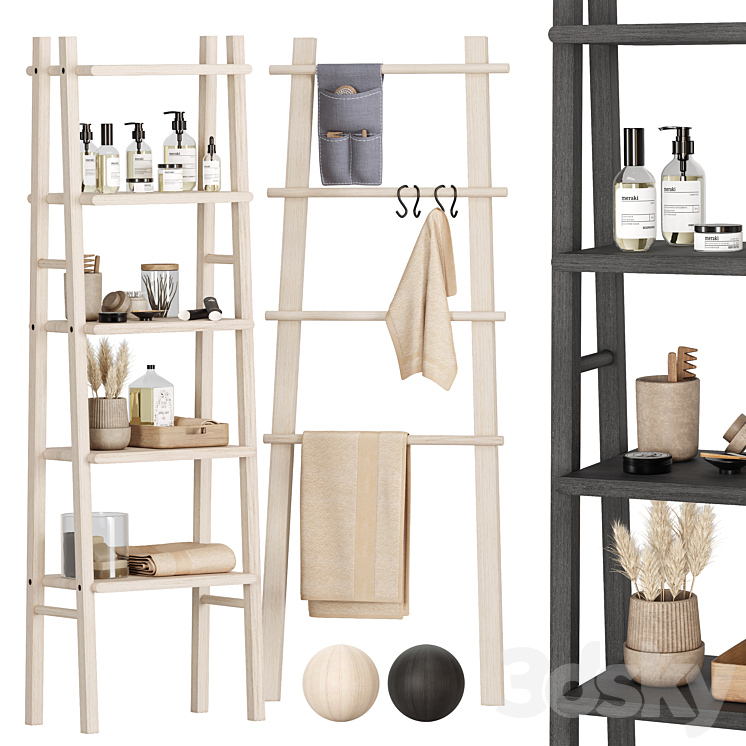 宜家Vilto货架套装（4615788_长方形_Vray,Corona）