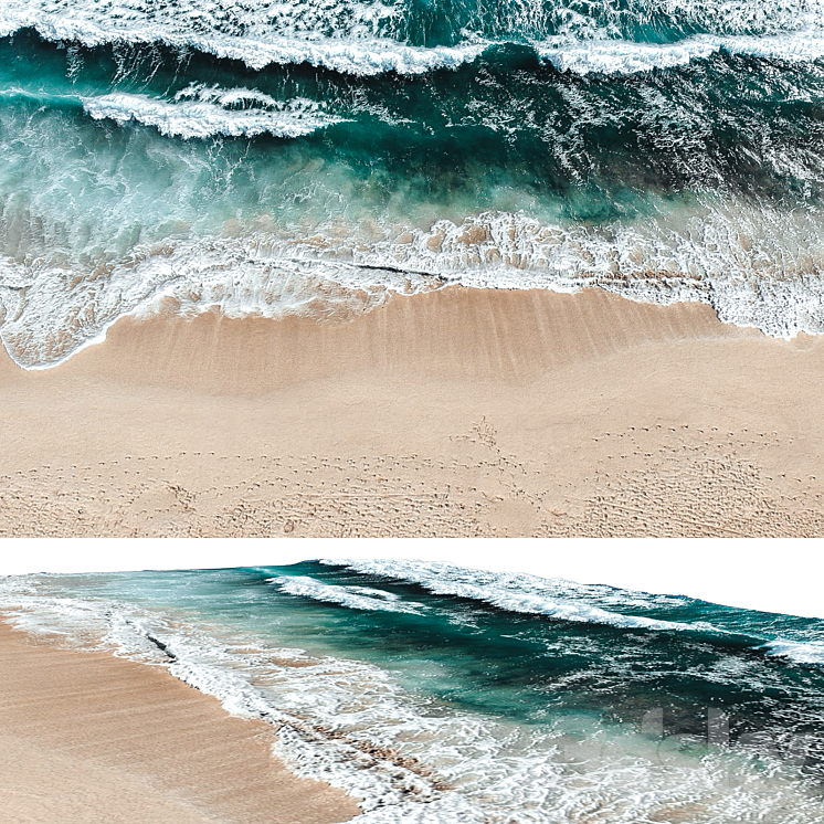 海滩和大海（4665933_正方形_Corona）