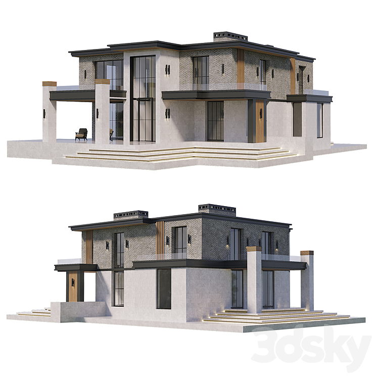 现代房屋（4692228_多边形_Corona）